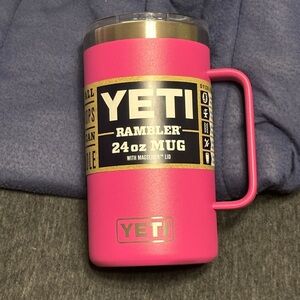 24 oz yeti mug prickly pink pear